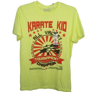 Hot Topic Yellow Karate Kid T-Shirt Men's Size Small